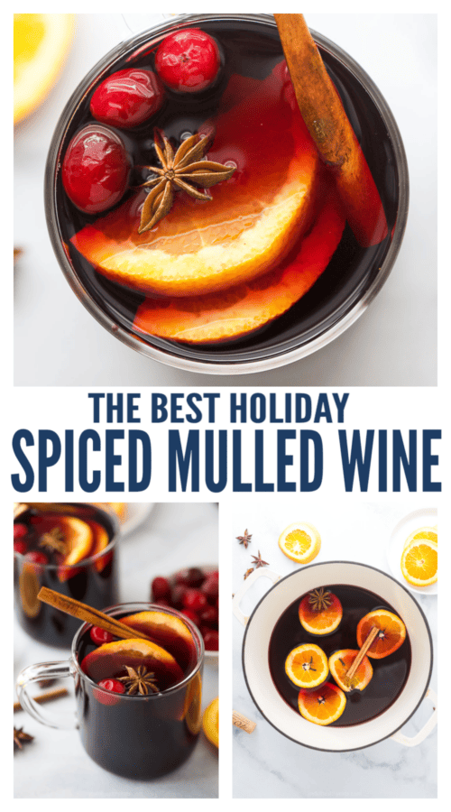 pinterest image for Spiced Mulled Wine