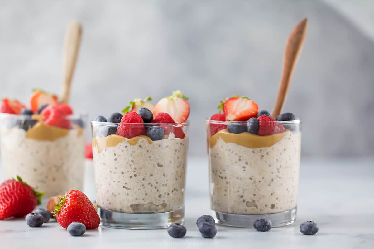 Overnight Oats with Yogurt Recipe | Joyful Healthy Eats