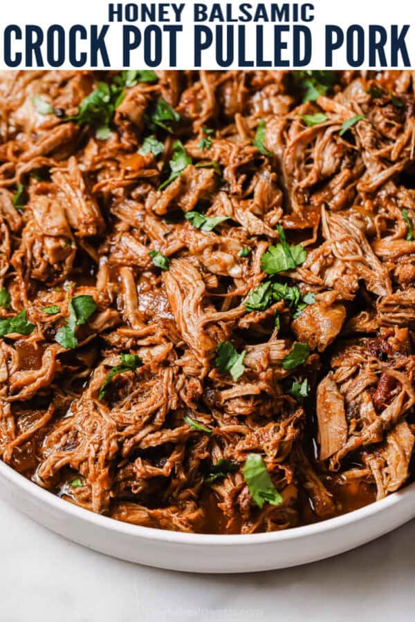 pinterest image for Crock Pot Pulled Pork