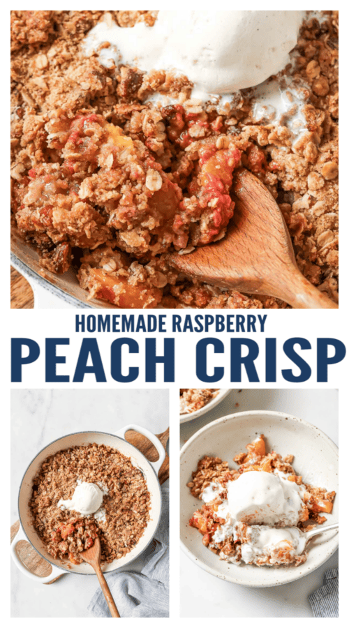 Raspberry Peach Pinterest Figure for Crisp Recipe