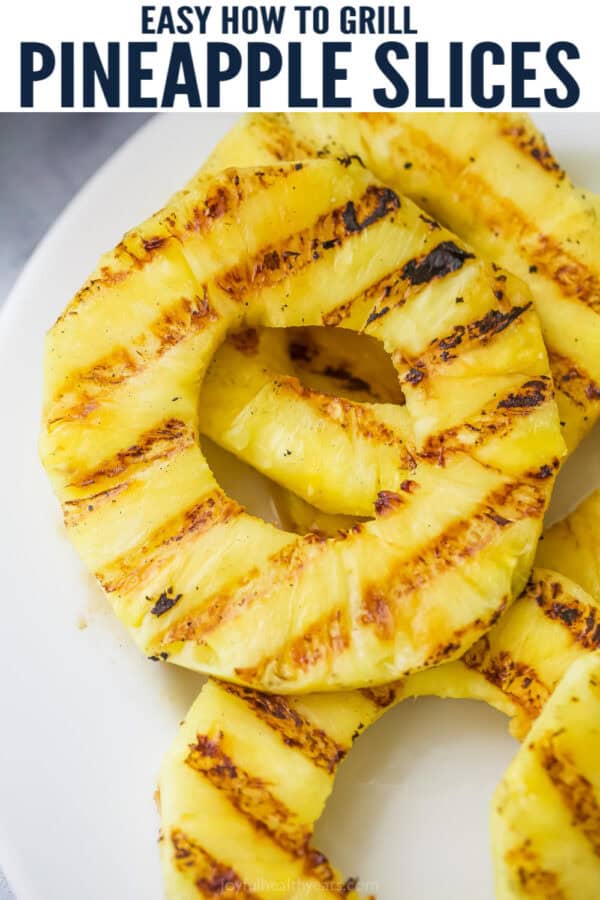pinterest image for How to Grill Pineapple