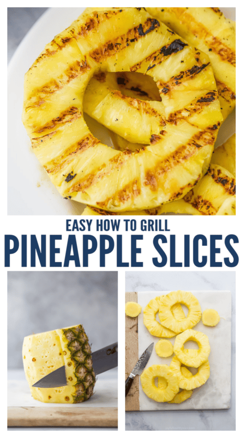pinterest image for How to Grill Pineapple