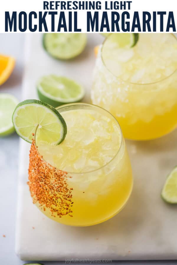 pinterest image for Margarita Mocktail