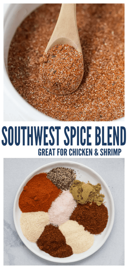 pinterest image for Homemade Southwest Spice Blend