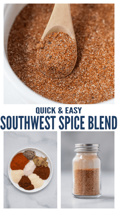 pinterest image for Homemade Southwest Spice Blend