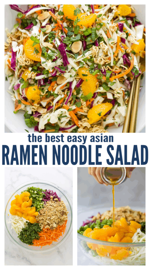 pinterest image for Ramen Noodle Salad