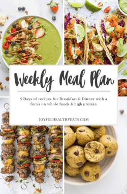 pinterest image for Weekly Meal Plan 14 Pin