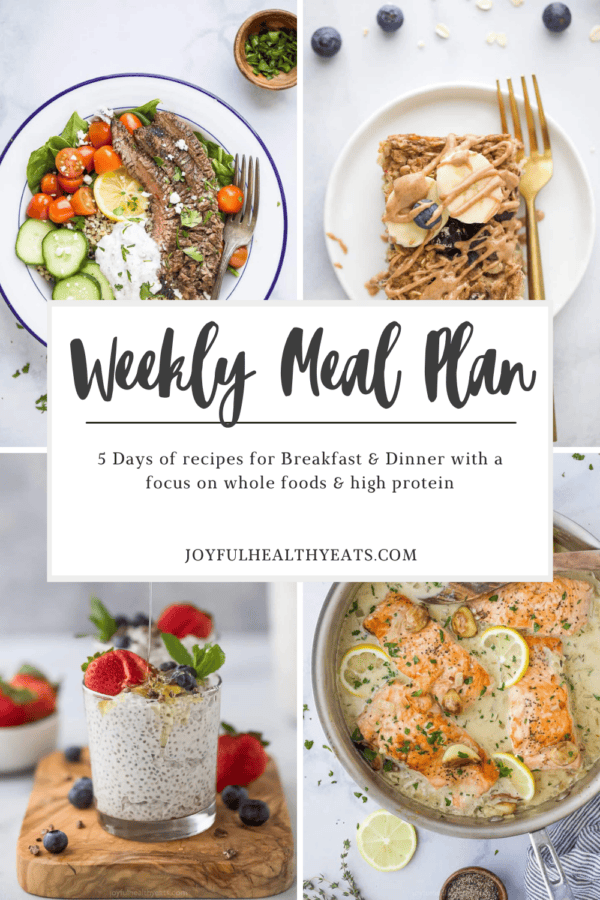 pinterest image for Meal Plan Week 20