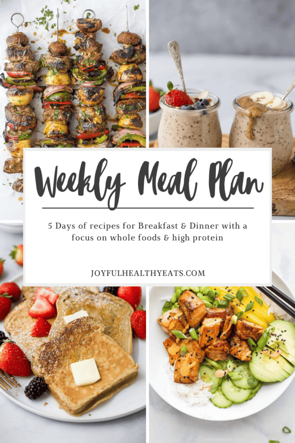 pinterest image for week 21 meal plan