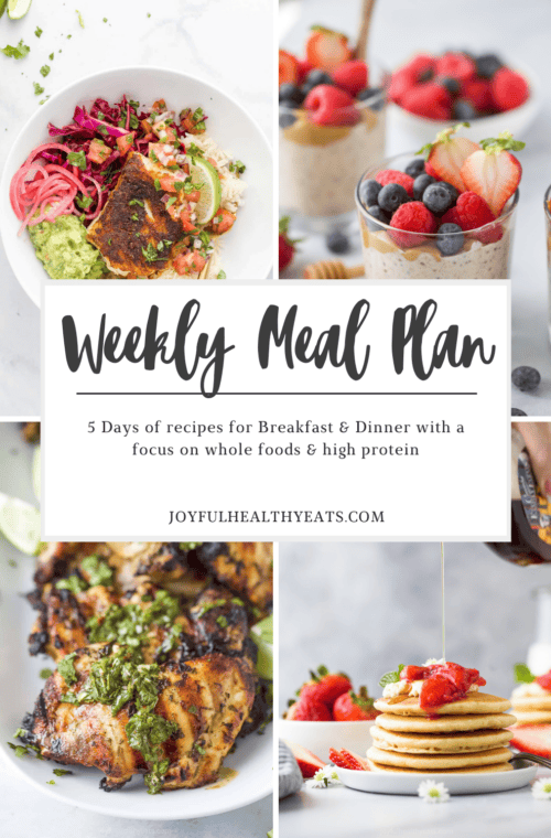 pinterest image for week 24 meal plan