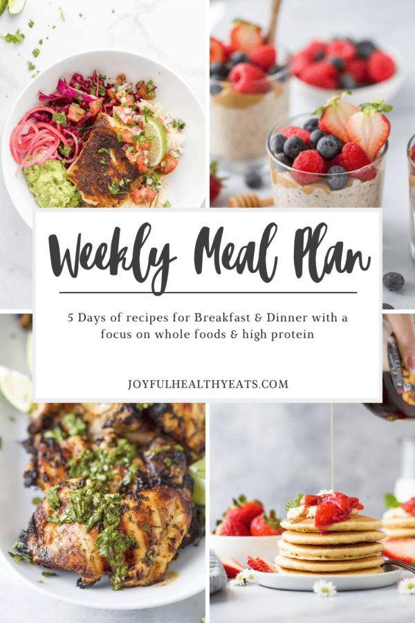 pinterest image for week 24 meal plan