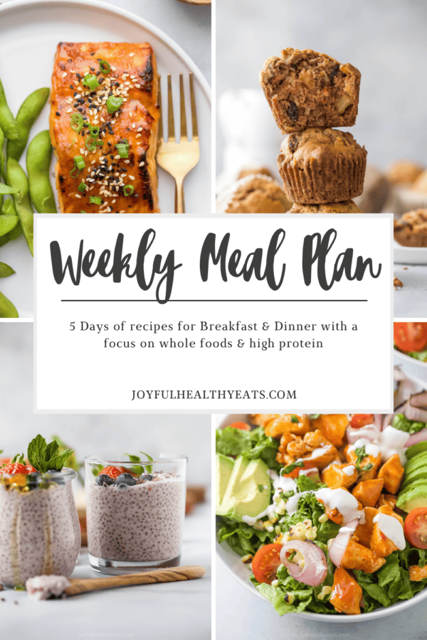 pinterest image for week 29 meal plan