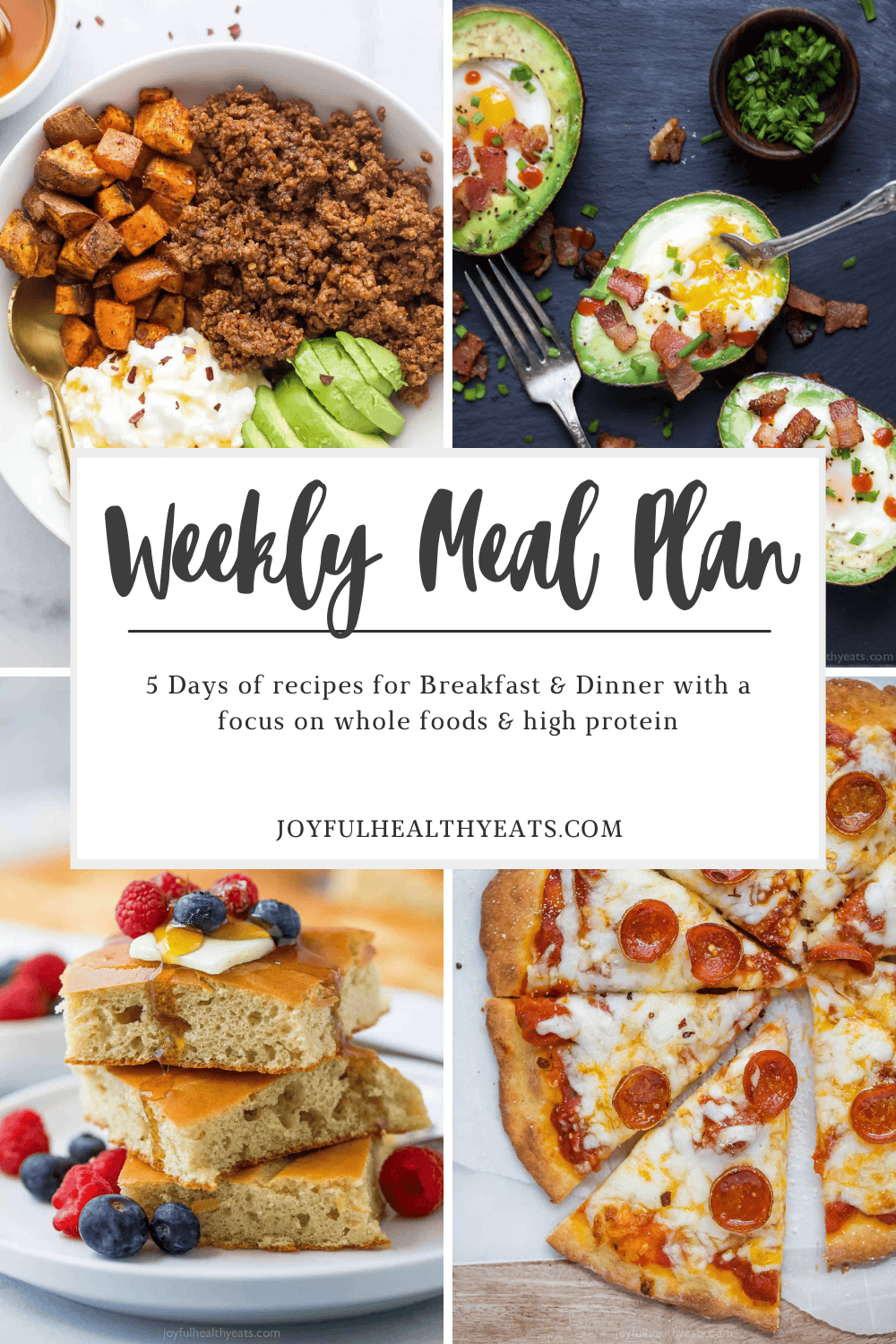 pinterest image for Weekly Meal Plan 31