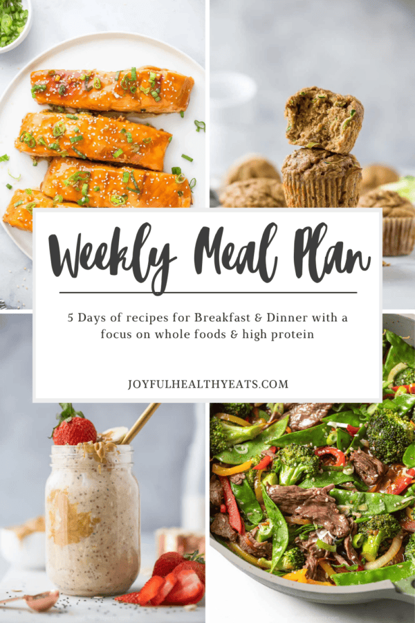 pinterest image for week 32 meal plan